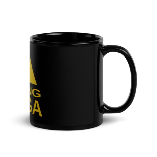 Living Mega Black Glossy Mug